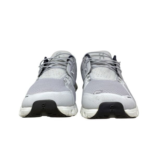 On Cloud 5 Mens 9.5 Gray White Lightweight Running Shoes Repaired 59.98909 - Picture 2 of 13